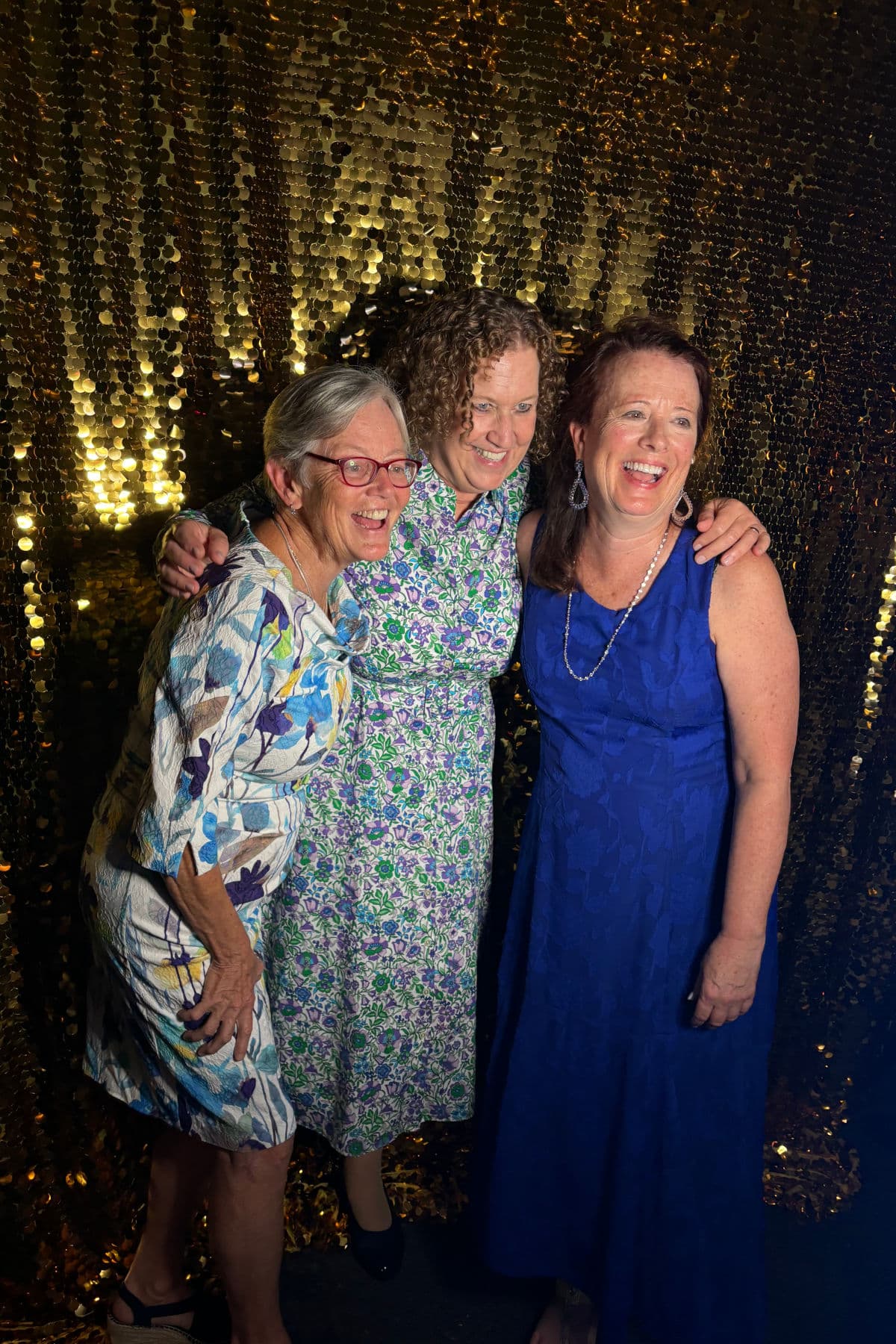 Group of ladies posing in the booth