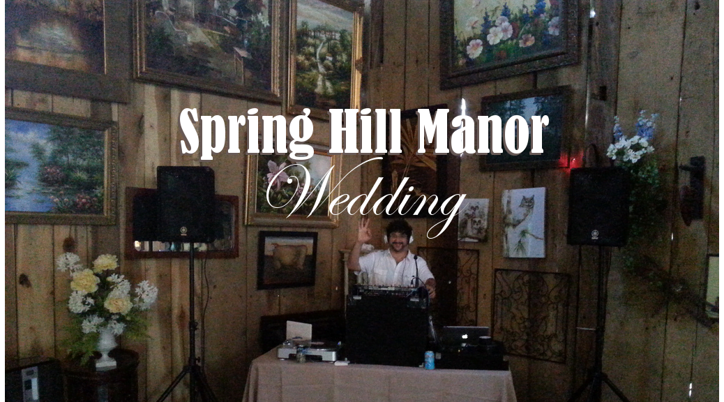 spring hill manor wedding