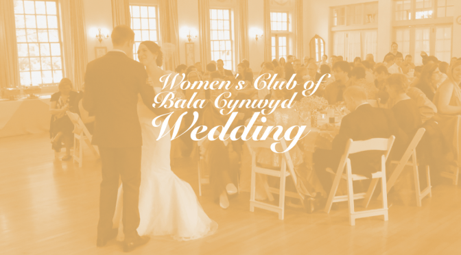 Woman's Club of Bala Cynwyd Wedding