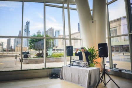 Cira Centre Wedding DJ Setup