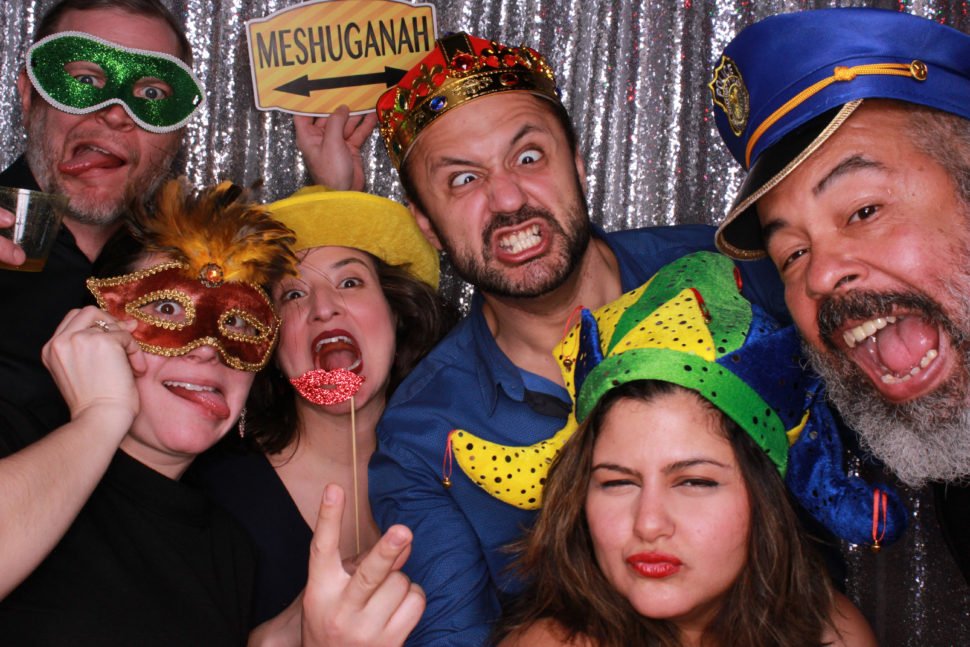 parents friends photo booth bar mitzvah dj