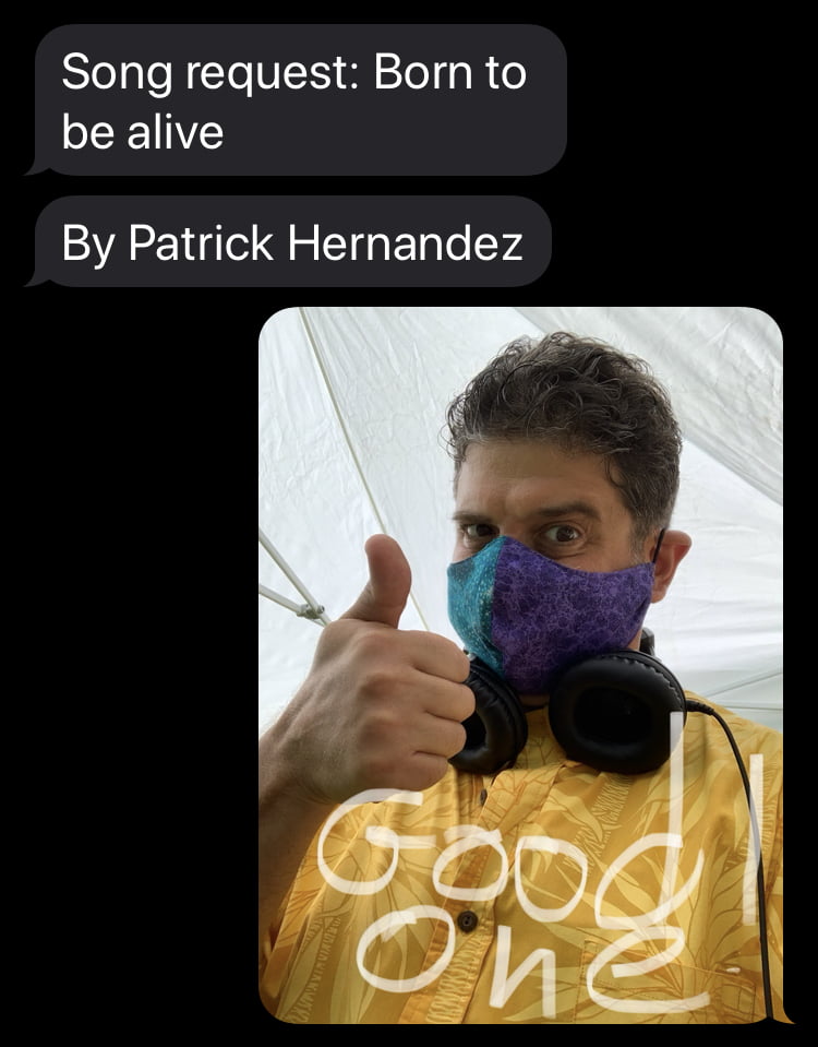 Patrick Hernandez - Born To Be Alive Coronavirus COVID-19 Backyard DJ