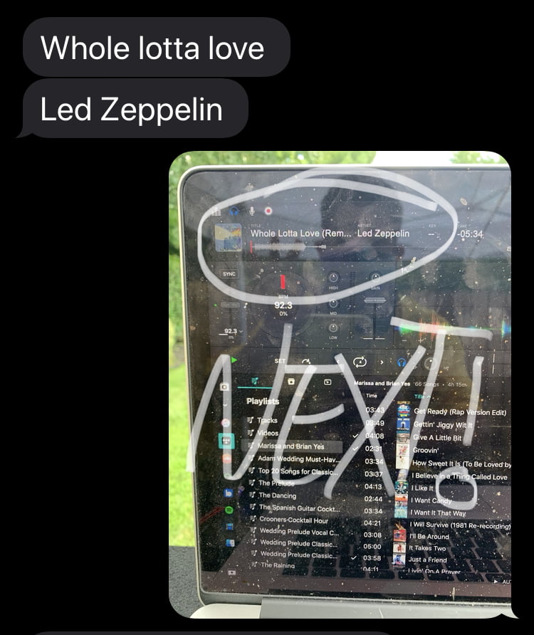 Led Zeppelin Whole Lotta Love - Coronavirus COVID-19 Backyard DJ